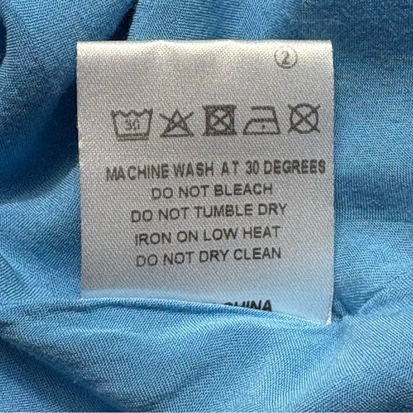 Lindy Bop Carmela Paris Border Swing Dress US Size 10 Blue Retro Pinup *Read - Picture 16 of 16